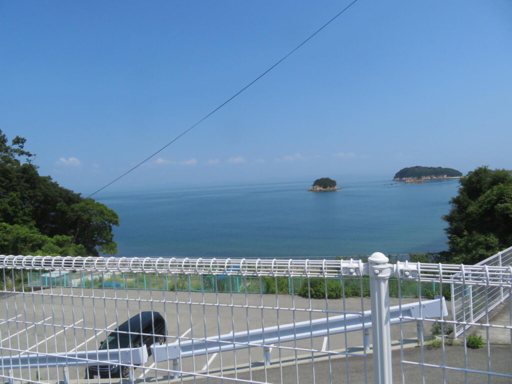 大部団地から見下ろす瀬戸内海