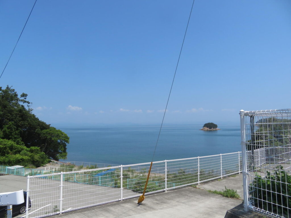 大部の斜面から見える瀬戸内海