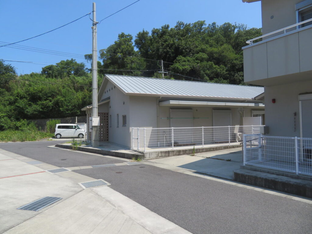 大部団地の住宅と通路